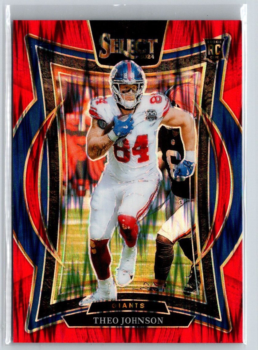2024 Panini Select #96 Theo Johnson Red Prizm Shock #/249 L55