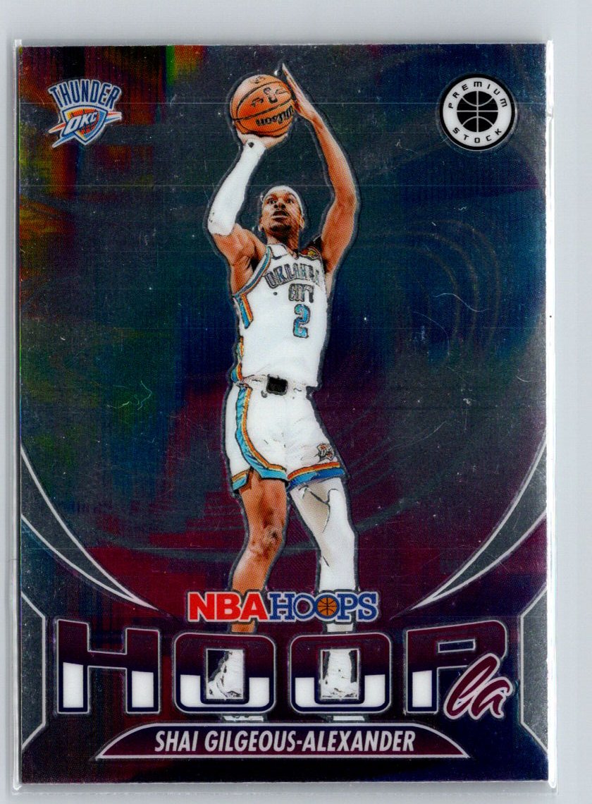 2023-24 Hoops Premium Stock #4 Shai Gilgeous-Alexander Hoopla L55