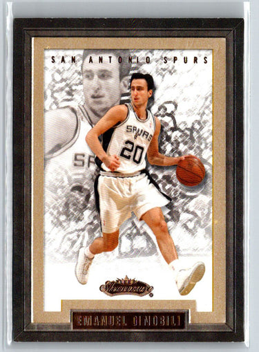 2002-03 Fleer Showcase #125 Emanuel Ginobili #/1500 L56