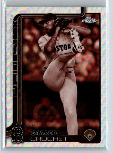 2025 Topps Chrome #264 Garrett Crochet Sepia Refractors L56