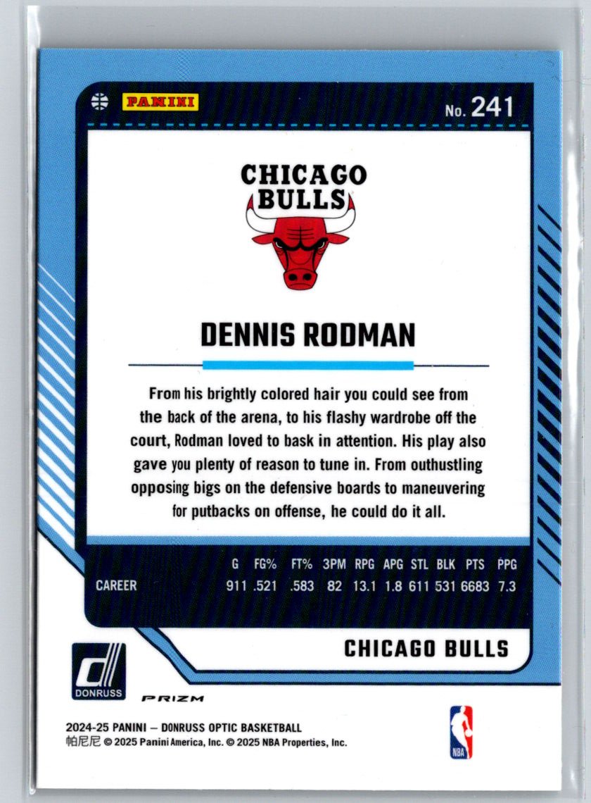 2024-25 Donruss Optic #241 Dennis Rodman Purple L56