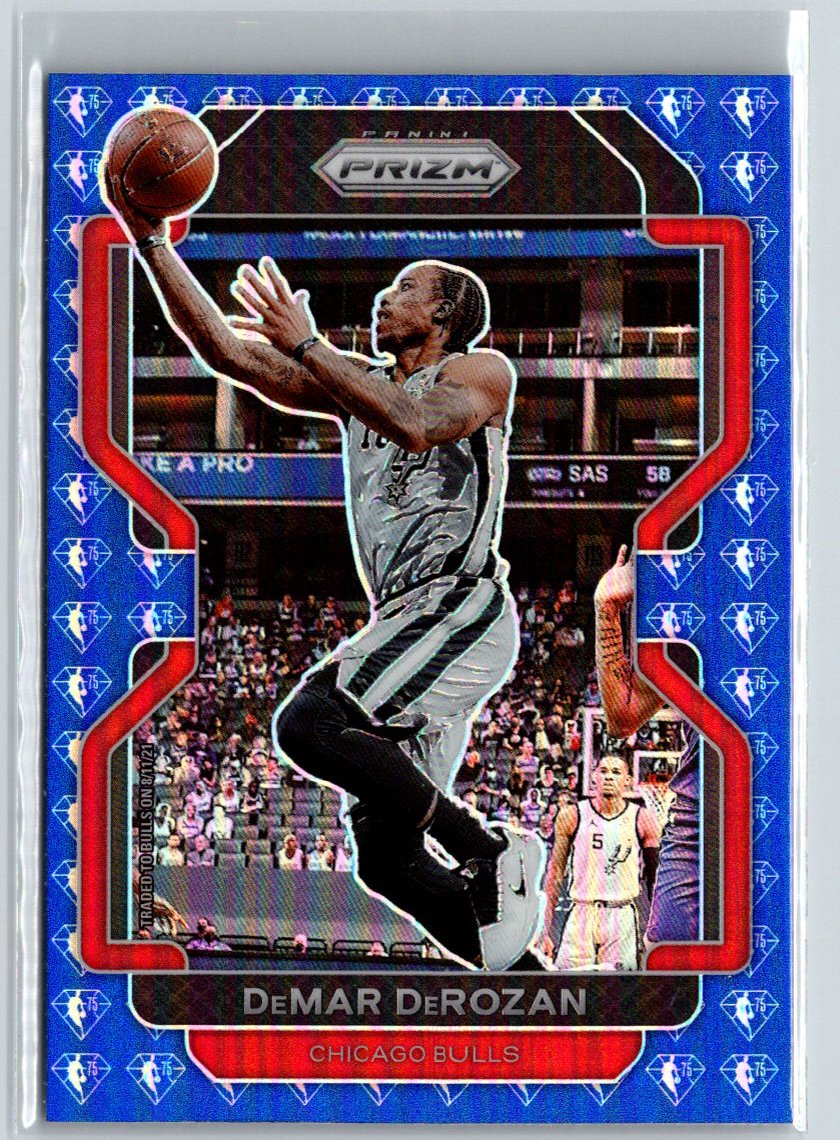 2021-22 Panini Prizm #113 DeMar DeRozan NBA 75th Anniversary L56