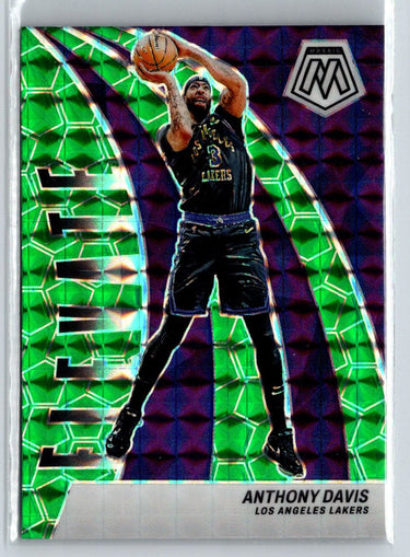 2023-24 Panini Mosaic #24 Anthony Davis Elevate Mosaic Green L57