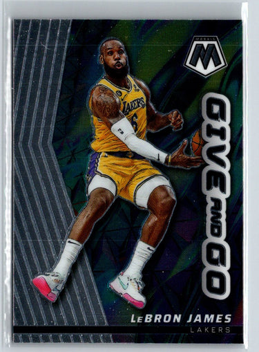 2022-23 Panini Mosaic #3 LeBron James Give and Go L57