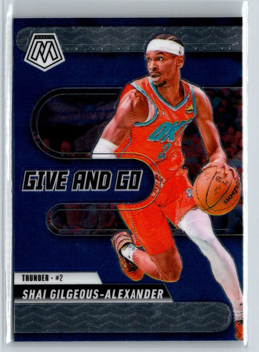 2024-25 Panini Mosaic #2 Shai Gilgeous-Alexander Give and Go L57