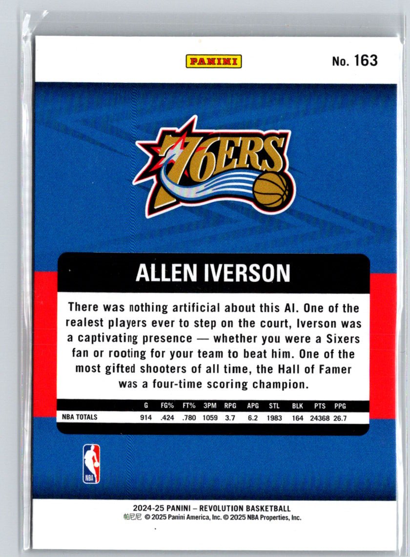 2024-25 Panini Revolution #163 Allen Iverson L57