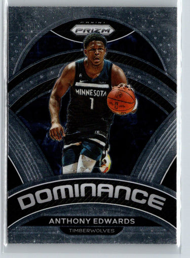 2022-23 Panini Prizm #17 Anthony Edwards Dominance L58