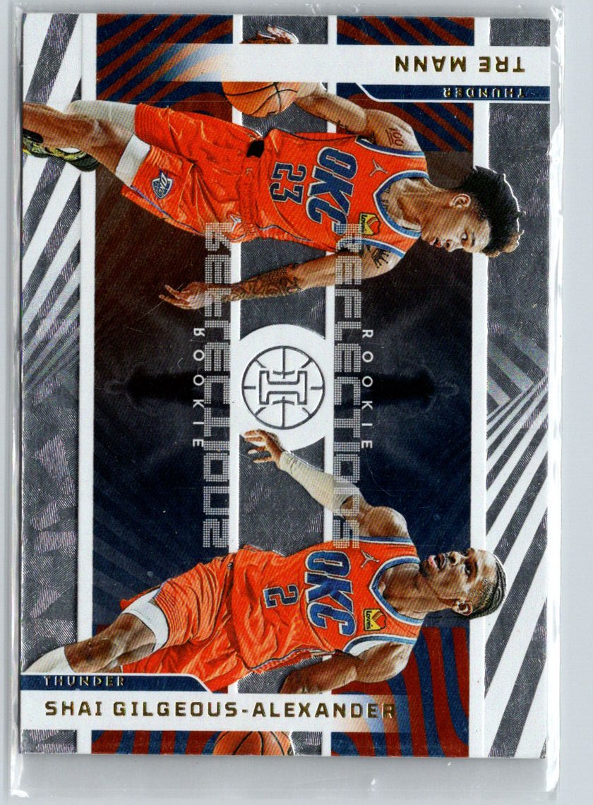 2021-22 Illusions #14 Tre Mann / Shai Gilgeous-Alexander Rookie Reflections L58
