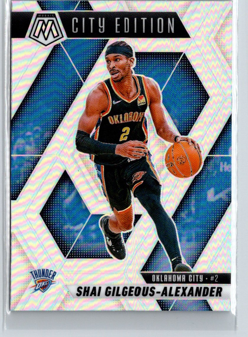2024-25 Panini Mosaic #289 Shai Gilgeous-Alexander Silver L59