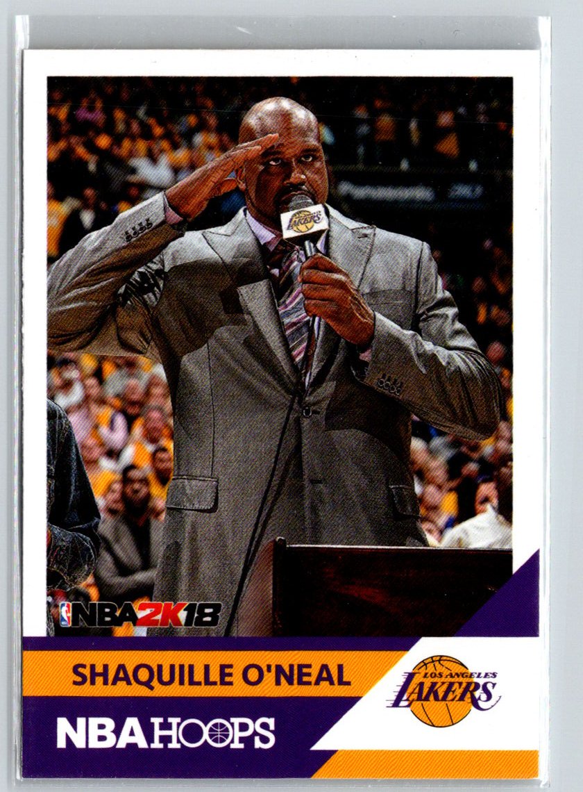 2017-18 Hoops #20 Shaquille O'Neal Shaquille O'Neal NBA2K18 L59