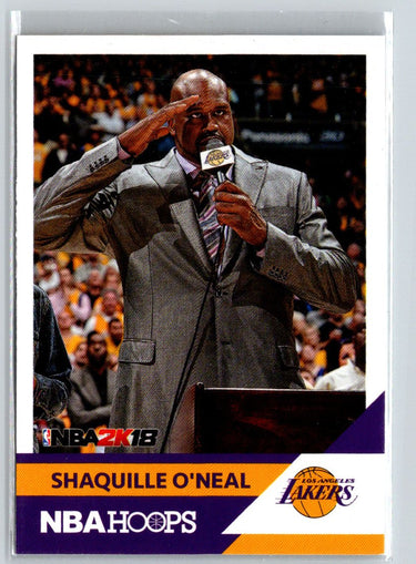 2017-18 Hoops #20 Shaquille O'Neal Shaquille O'Neal NBA2K18 L59