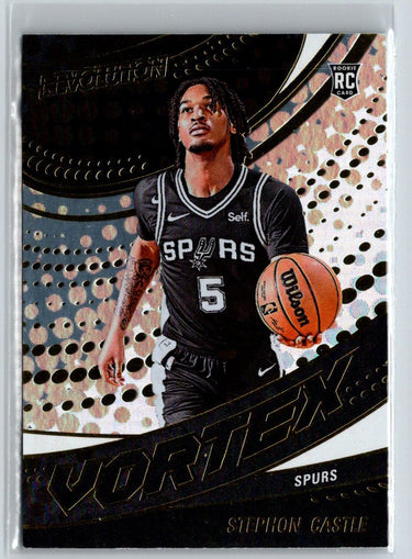 2024-25 Panini Revolution #19 Stephon Castle Vortex L59