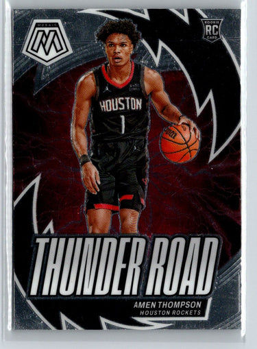 2023-24 Panini Mosaic #12 Amen Thompson Thunder Road L59