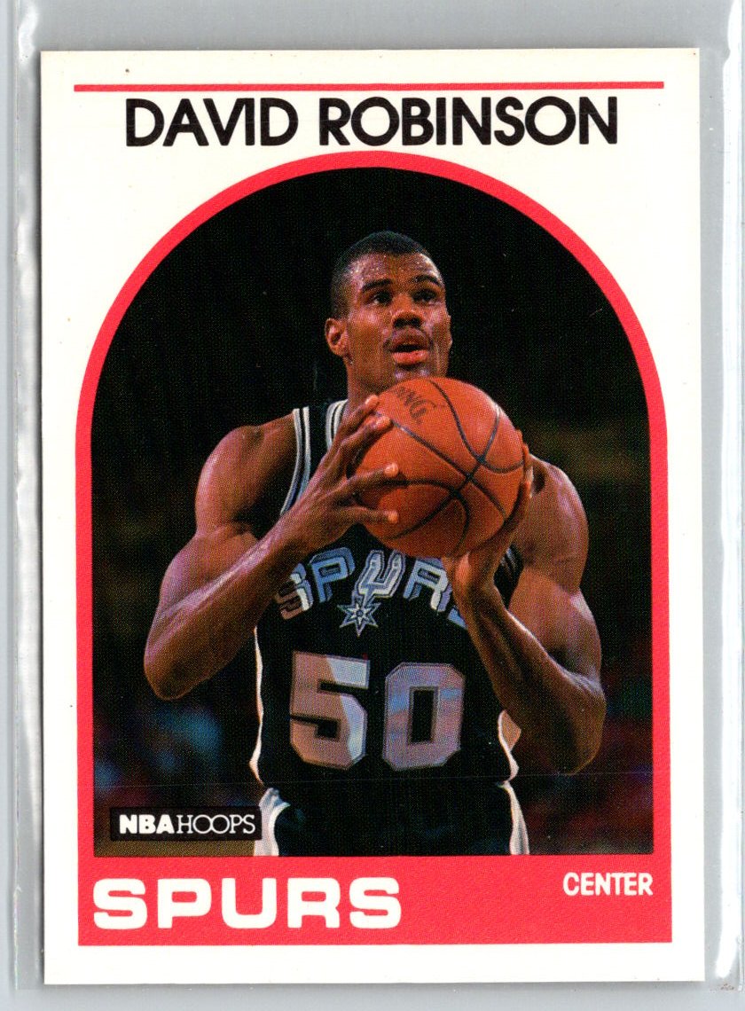 1989-90 Hoops Superstars #88 David Robinson L60