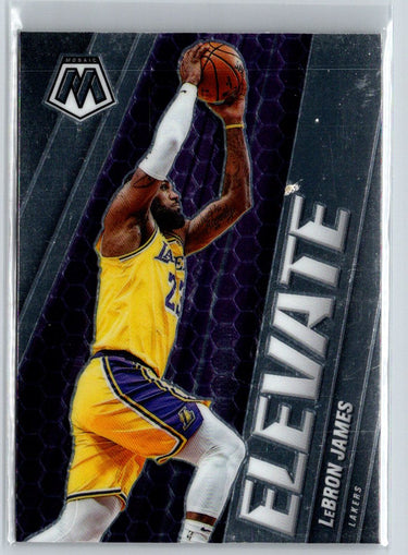 2020-21 Panini Mosaic #23 LeBron James Elevate L60