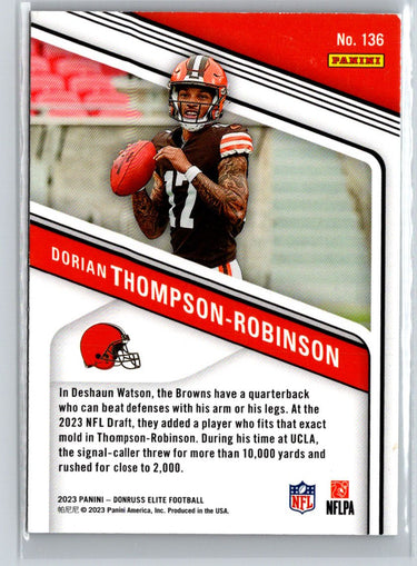 2023 Donruss Elite #136 Dorian Thompson-Robinson Green Disco L61