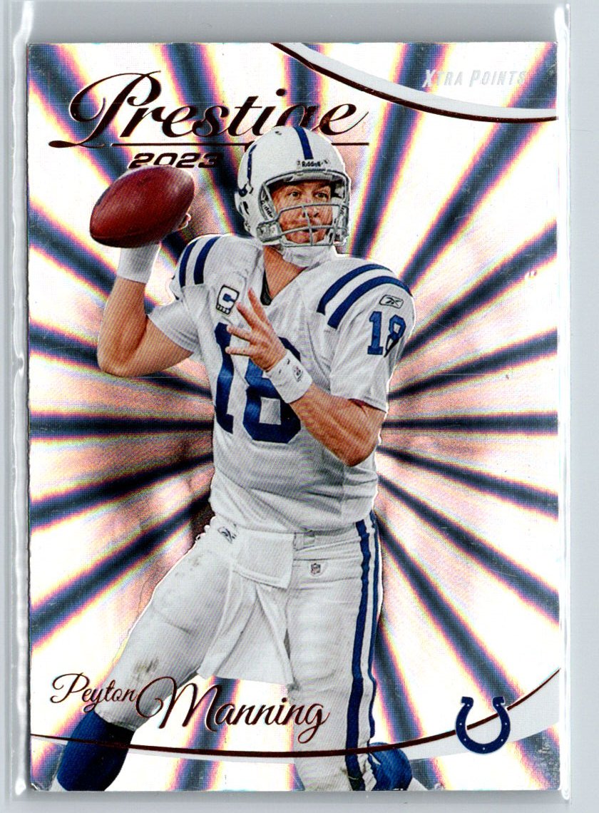 2023 Panini Prestige #129 Peyton Manning Xtra Points Sunburst L61
