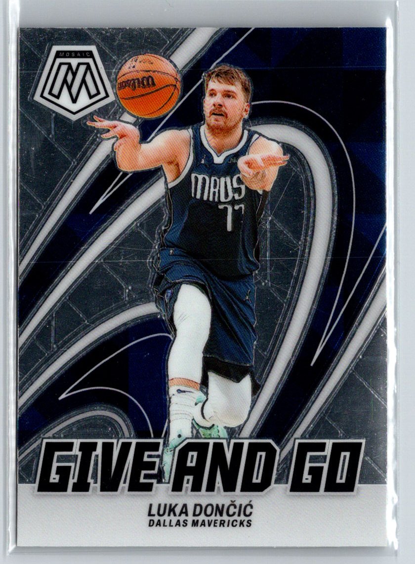 2023-24 Panini Mosaic #11 Luka Doncic Give and Go Mosaic L61