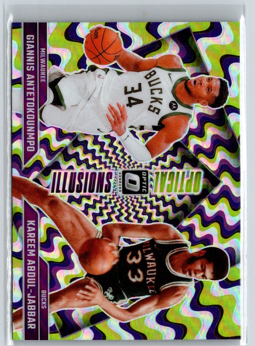 2024-25 Optic Giannis Antetokounmpo Kareem Abdul-Jabbar Optical L61