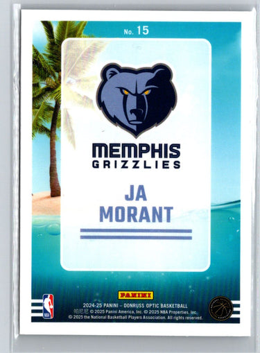 2024-25 Donruss Optic #15 Ja Morant Splash! L61