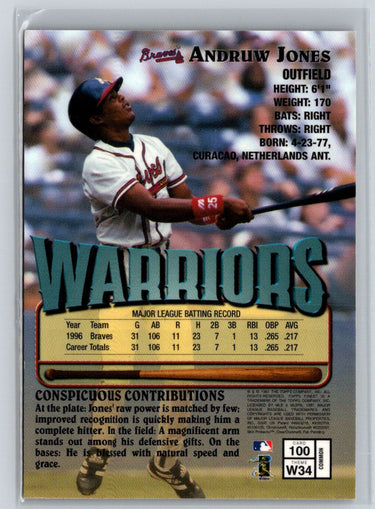 1997 Finest #100 Andruw Jones L62