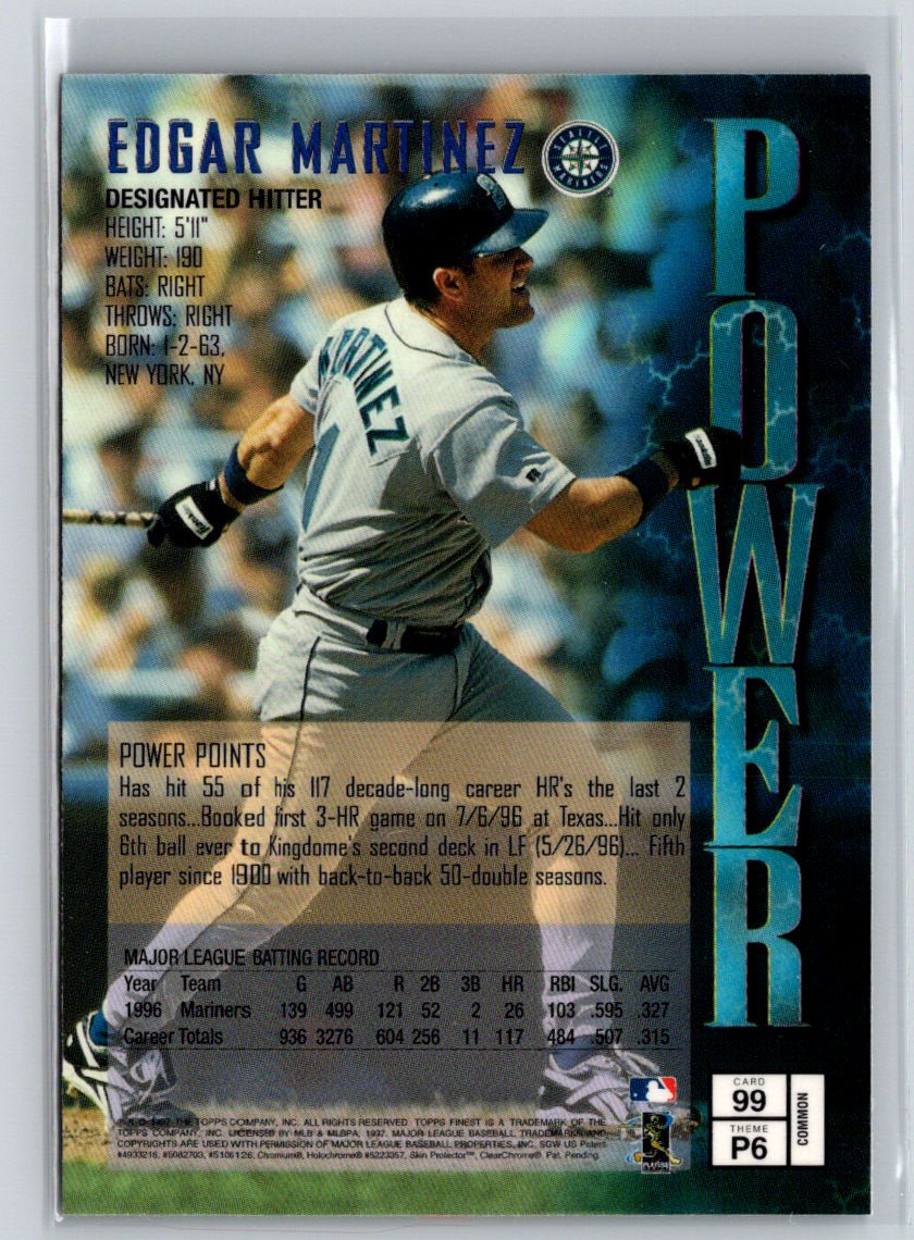 1997 Finest #99 Edgar Martinez L62