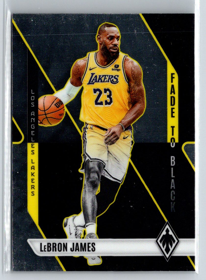 2023-24 Panini Phoenix #3 LeBron James Fade To Black L62