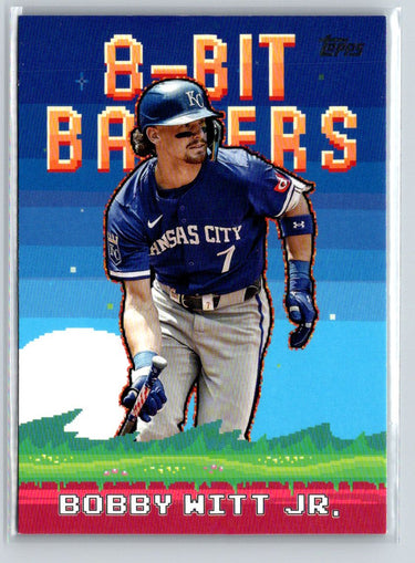 2025 Topps #8B-8 Bobby Witt Jr. 8-Bit Ballers L63