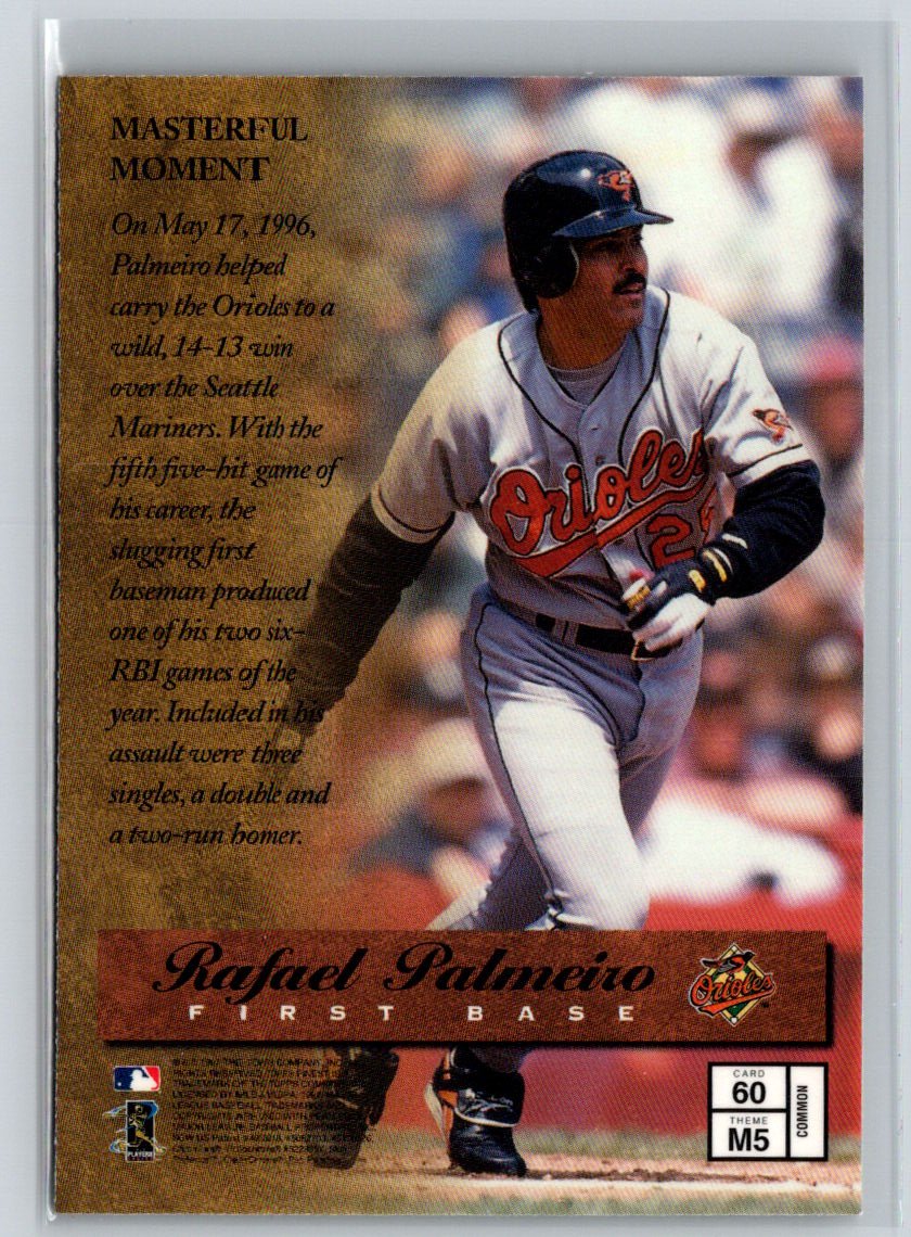 1997 Finest #60 Rafael Palmeiro L63