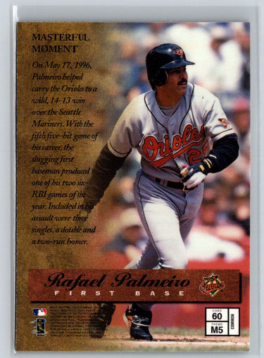 1997 Finest #60 Rafael Palmeiro L63