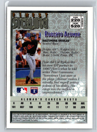 1996 Finest #228 Roberto Alomar L63