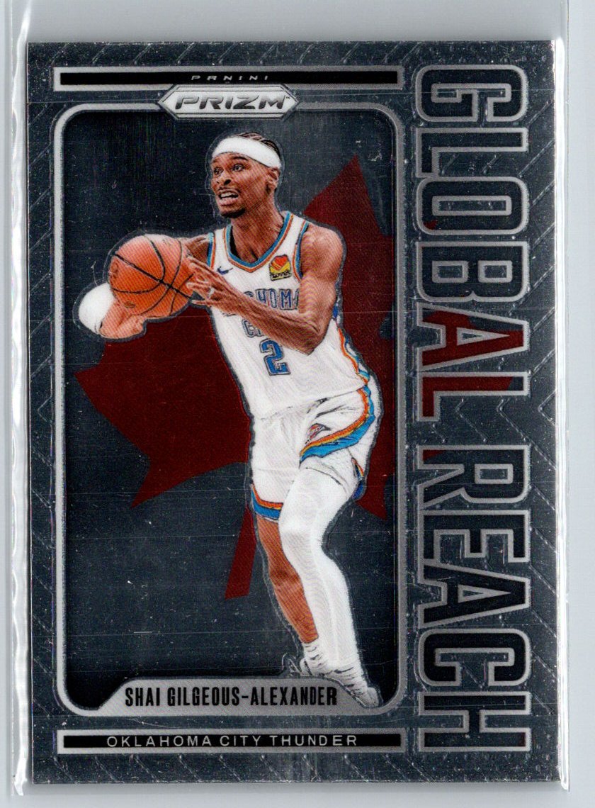 2024-25 Panini Prizm #6 Shai Gilgeous-Alexander Global Reach L63
