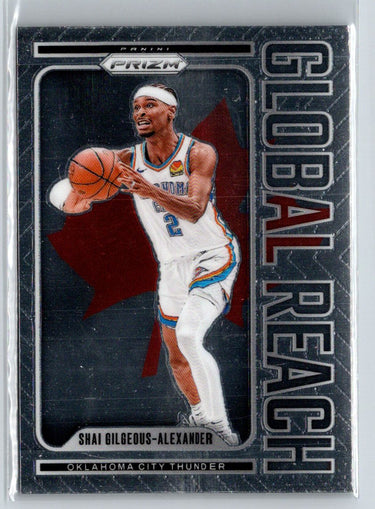 2024-25 Panini Prizm #6 Shai Gilgeous-Alexander Global Reach L63