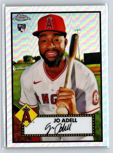 2021 Topps Chrome Platinum Anniversary #19 Jo Adell Prism Refractor L64