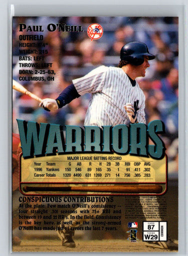 1997 Finest #87 Paul O'Neill L65