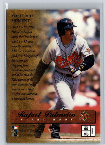 1997 Finest #60 Rafael Palmeiro L65