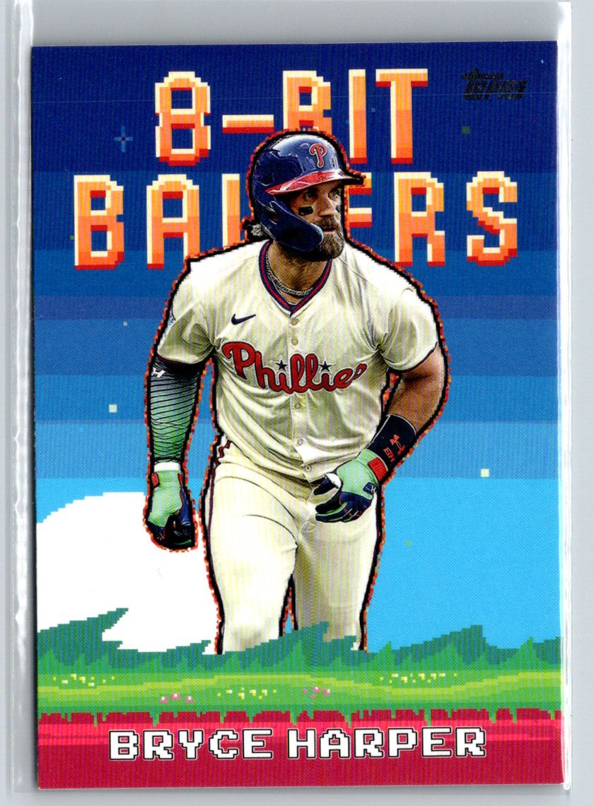 2025 Topps #8B-5 Bryce Harper 8-Bit Ballers L66