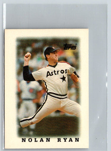 1988 Topps Major League Leaders Minis #50 Nolan Ryan L66