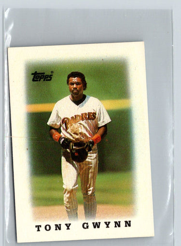 1988 Topps Major League Leaders Minis #74 Tony Gwynn L66