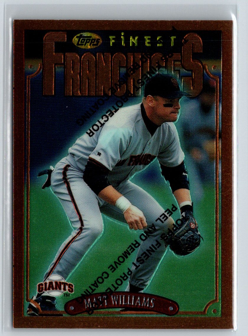 1996 Finest #342 Matt Williams L67
