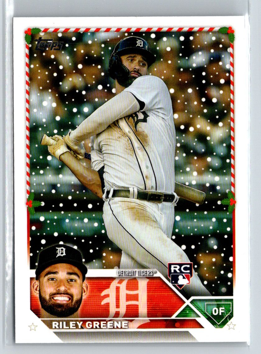 2023 Topps Holiday #H70 Riley Greene L68