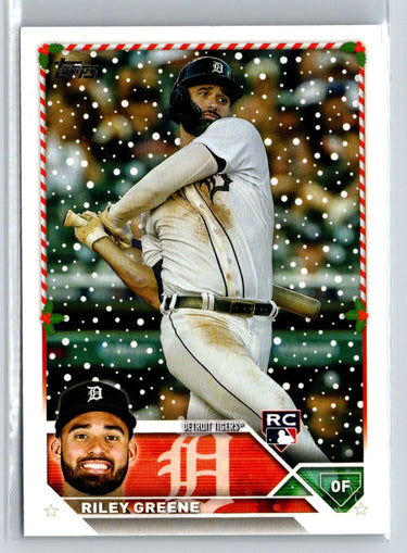 2023 Topps Holiday #H70 Riley Greene L68