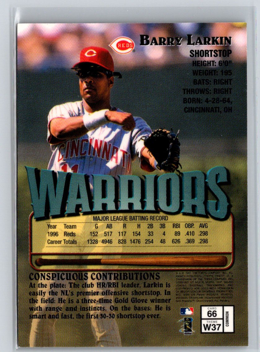 1997 Finest #66 Barry Larkin L68