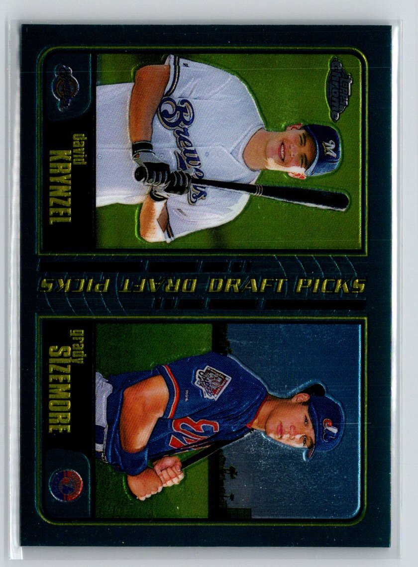 2001 Topps Chrome #620 David Krynzel / Grady Sizemore DPK L69