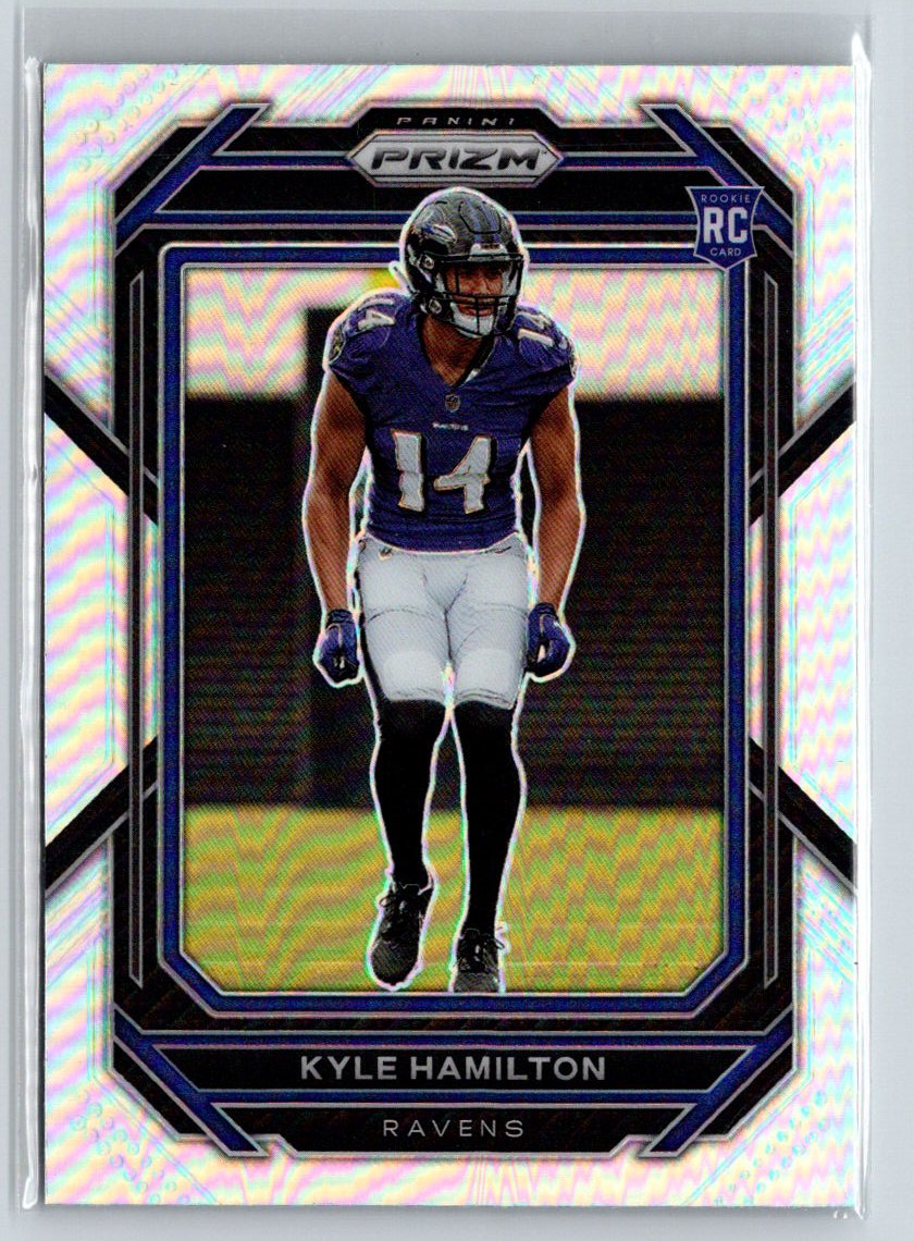 2022 Panini Prizm #342 Kyle Hamilton Silver L69
