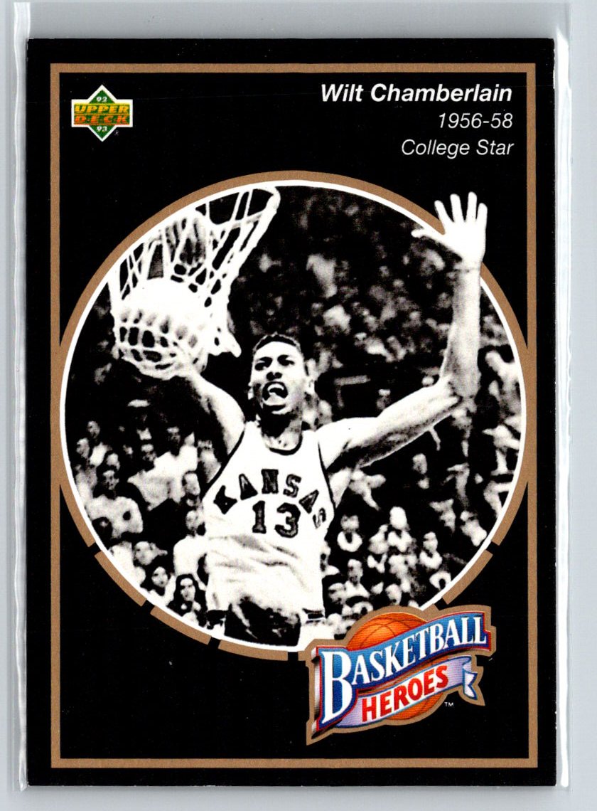 1992-93 Upper Deck #10 Wilt Chamberlain Basketball Heroes: Wilt Chamberlain L69