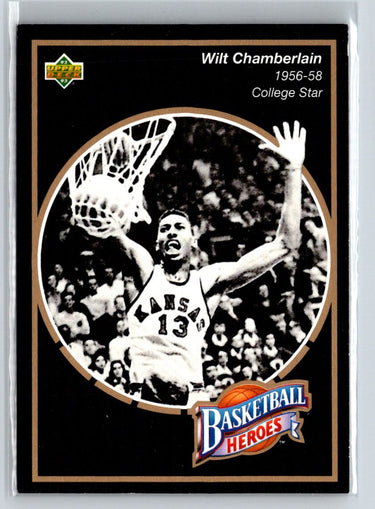 1992-93 Upper Deck #10 Wilt Chamberlain Basketball Heroes: Wilt Chamberlain L69