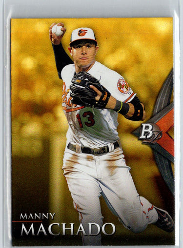 2014 Bowman Platinum #11 Manny Machado Gold L70