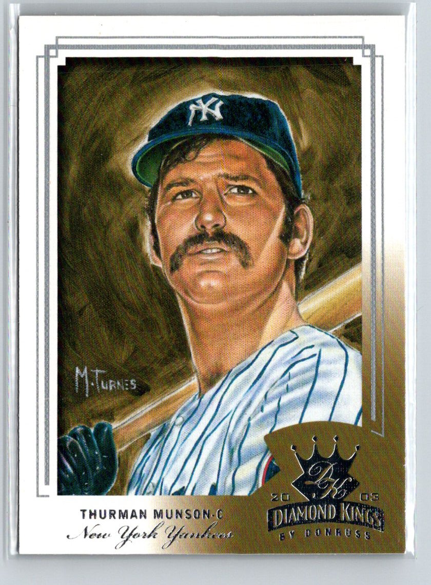 2003 Donruss Diamond Kings #175 Thurman Munson M01