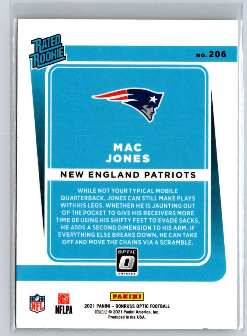 2021 Donruss Optic #206 Mac Jones M01